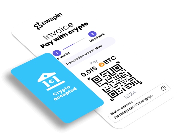 Start accepting crypto payments and get fiat using SwapinCollect