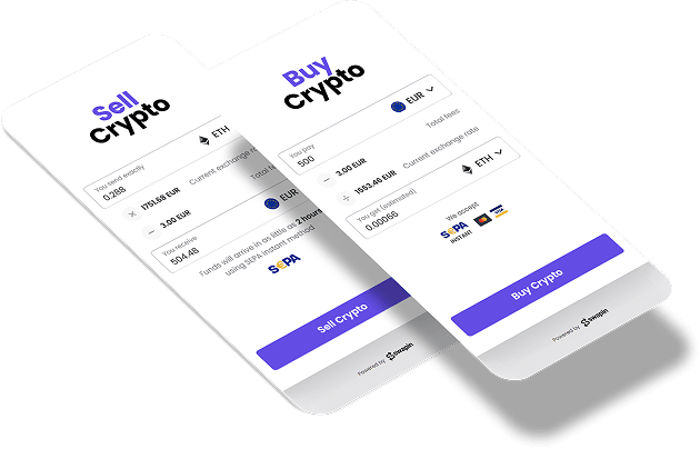 Integrate crypto payments into your platform