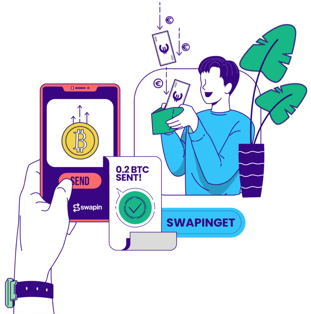 Receiving payment through SwapinGet
