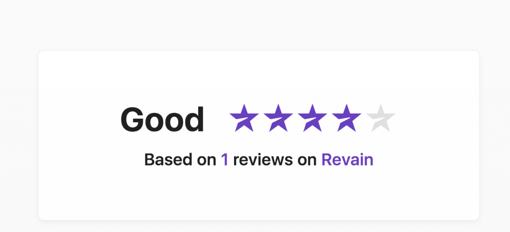 Review based on Revain