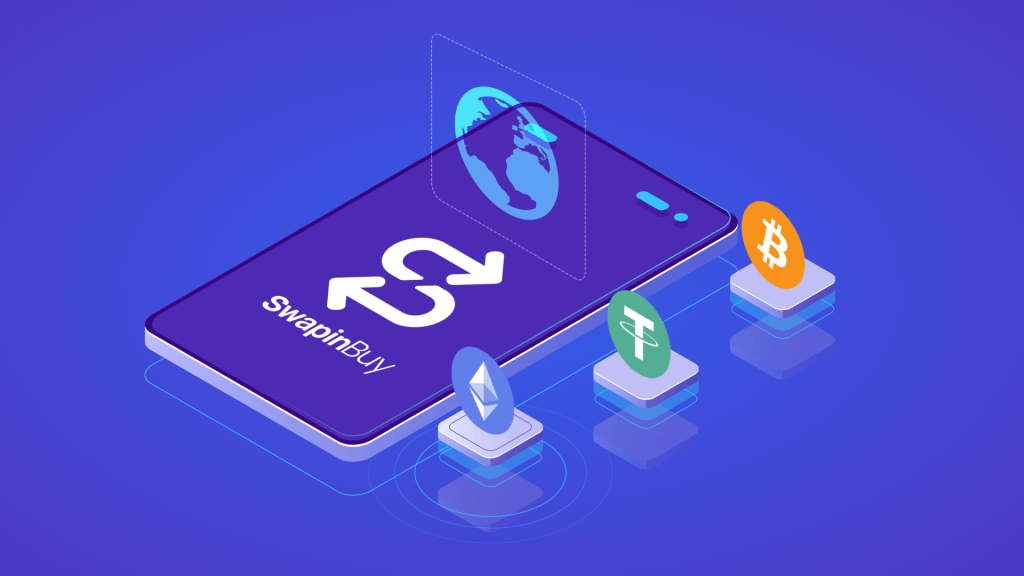 Buy ETH, USDT, BTC with SwapinBuy using EUR